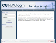 Tablet Screenshot of cenews.redvector.com